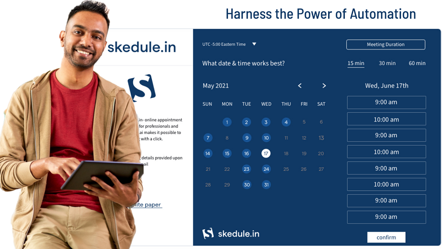 Skedule.in is an online appointment scheduling 